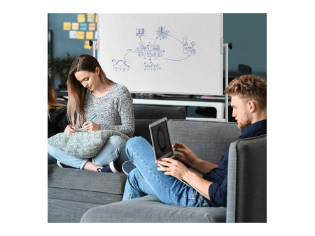 magnetoplan Tableau blanc CC mobile, (L)1.200 x (H)900 mm
