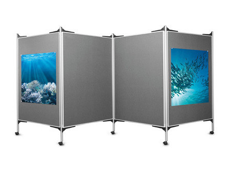 magnetoplan Panneau d'exposition mobile set 1