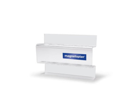 magnetoplan Porte-marqueur acrylique, pr 4 marqueurs tableau