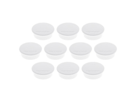 magnetoplan Discofix aimant rond 'color', blanc