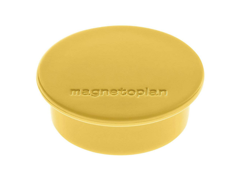 magnetoplan Discofix aimant rond 'color', jaune