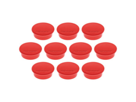 magnetoplan Discofix aimants ronds 'color', rouge