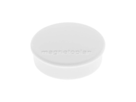 magnetoplan Discofix aimant rond 'hobby', blanc