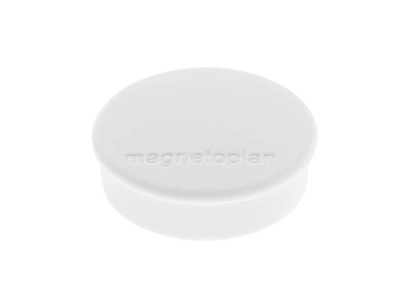 magnetoplan Discofix aimant rond 'hobby', blanc