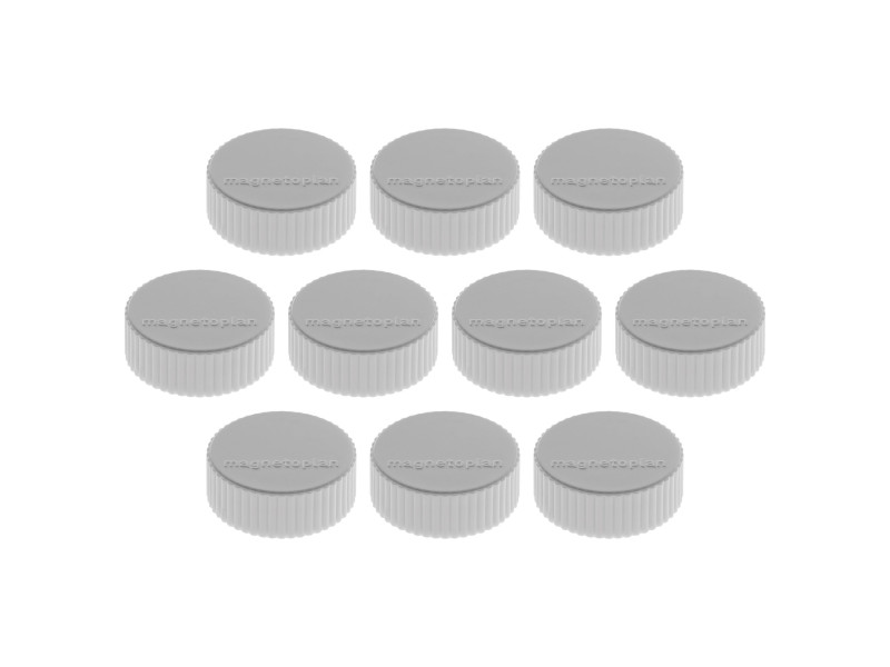magnetoplan Discofix aimant rond 'magnum', gris