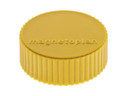 magnetoplan Discofix aimant rond 'magnum', jaune