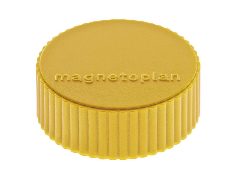 magnetoplan Discofix aimant rond 'magnum', jaune