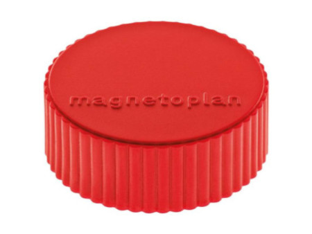 magnetoplan Discofix aimant rond 'magnum', rouge