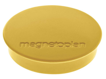 magnetoplan Discofix aimant rond 'standard', jaune