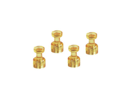 magnetoplan Porte-mémo aimanté, diamètre: 11 mm, jaune
