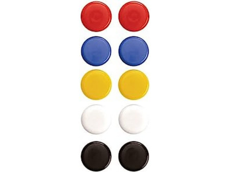 magnetoplan aimants de signalisation 20 mm, assorti