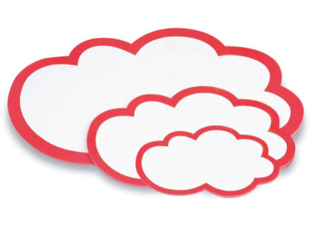 magnetoplan Carte de modération nuages, 430 x 265 mm