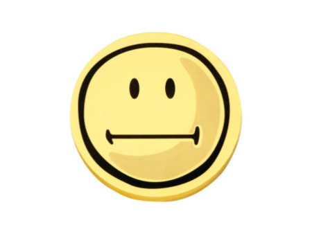 magnetoplan Symboles d'évaluation Smilies, neutre, rond