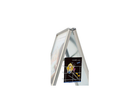 magnetoplan Chevalet publicitaire SP, A1, argent/argent