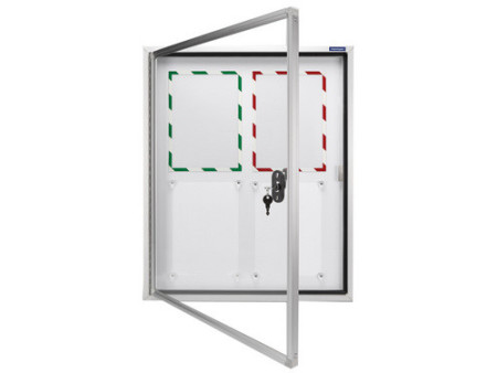 magnetoplan vitrine d'affichage CC, 9 x format A4, pour