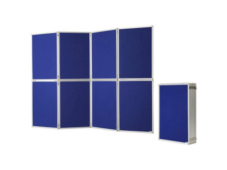 magnetoplan tableau de présentation, pliable, bleu