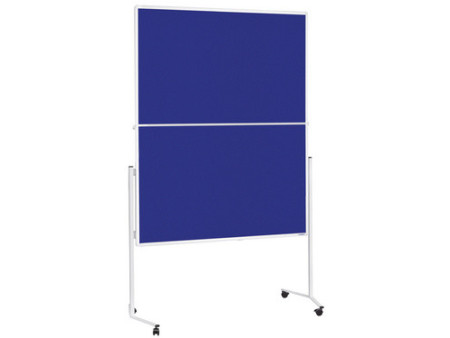 magnetoplan tableau de présentation, (L)1200 x (H)1500, bleu