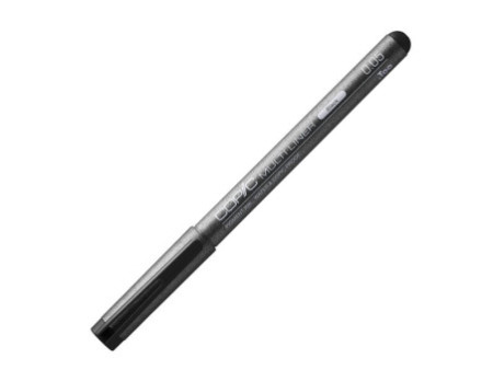 COPIC Feutre MULTILINER, 0,05 mm, noir
