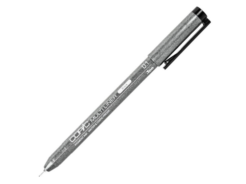 COPIC Feutre MULTILINER, 0,1 mm, noir