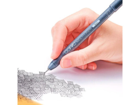 COPIC Feutre MULTILINER, 0,1 mm, noir
