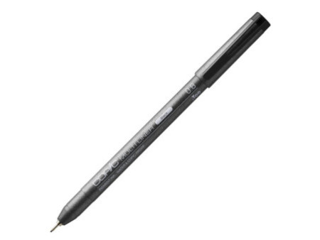COPIC Feutre MULTILINER, 0,8 mm, noir