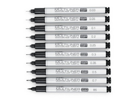 COPIC MULTILINER SP 0,1 mm, noir