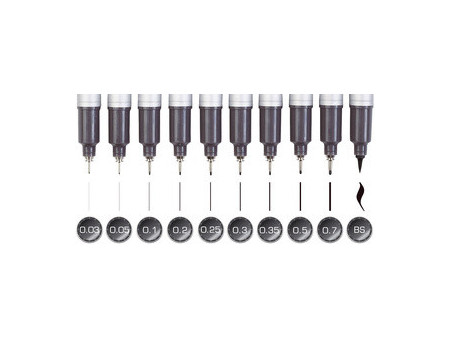 COPIC MULTILINER SP Brush, noir
