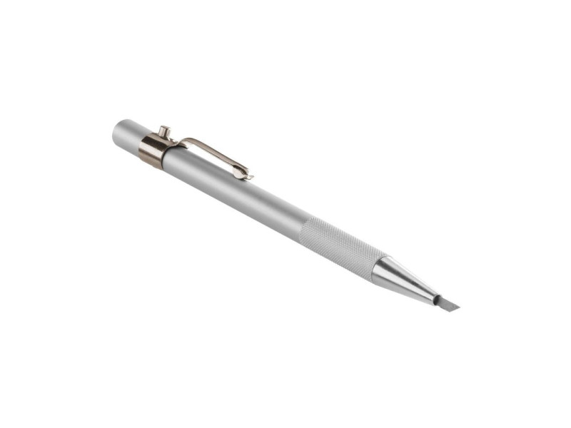 transotype Cutter avec bouton poussoir, aluminium