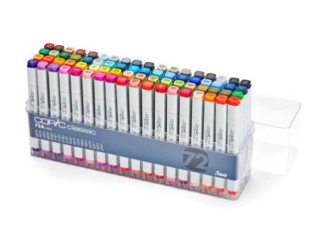COPIC Marqueur classic, kit 1 de 72