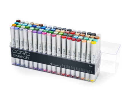 COPIC Marqueur sketch, set de 72 B