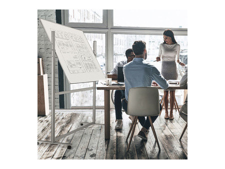 magnetoplan tableau blanc ferroscript, (L)1.500 x (H)1.000mm