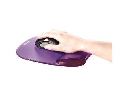 Fellowes Repose-poignet avec tapis de souris Crystal Gel