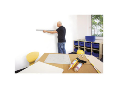 magnetoplan kit de plaques murales 'magnetowand', 5 m2