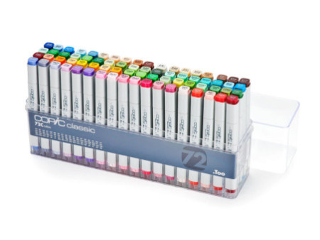COPIC Marqueur classic, kit 3 de 72