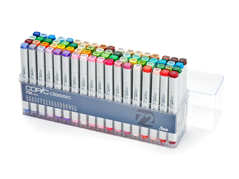 COPIC Marqueur classic, kit 3 de 72