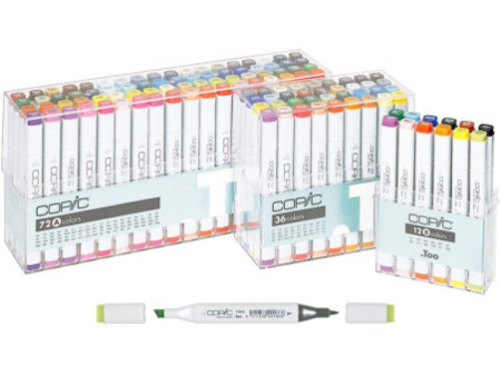 COPIC Marqueur classic, set de 12 'TG', tons de gris toner