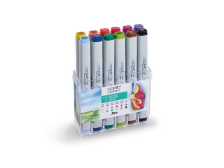 COPIC Marqueur classic, kit de 12 couleurs été