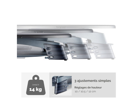 Fellowes support écrans TFT/LCD, noir