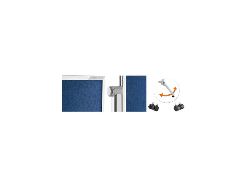 magnetoplan Tableau de présentation, (L)1.200 x (H)1.500 mm,