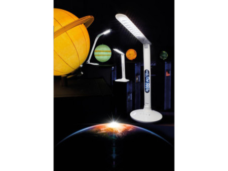 magnetoplan Lampe de bureau à LED Strato, avec socle, blanc