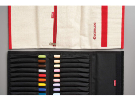 transotype Portefeuille 'senseBag', pour 24 crayons, naturel