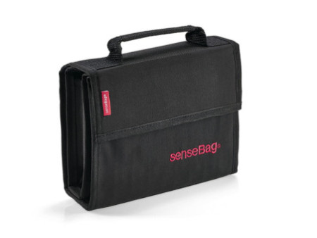 transotype Portefeuille 'senseBag', pour 36 stylos, noir
