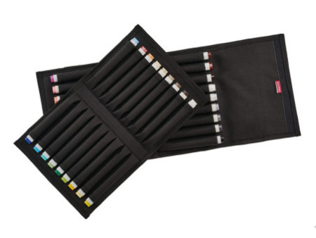 transotype Portefeuille 'senseBag', pour 36 stylos, noir