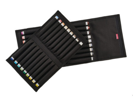 transotype Portefeuille 'senseBag', pour 36 stylos, noir