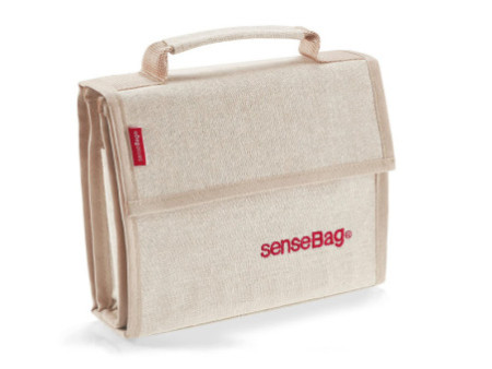transotype Portefeuille 'senseBag', pour 36 stylos, naturel