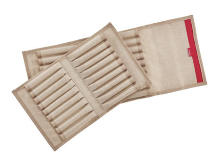 transotype Portefeuille 'senseBag', pour 36 stylos, naturel