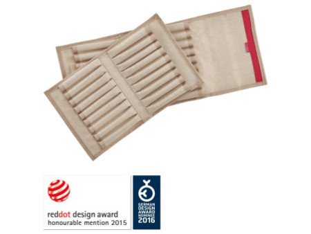 transotype Portefeuille 'senseBag', pour 36 stylos, naturel