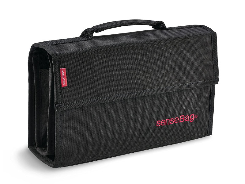 transotype Portefeuille 'senseBag' pour 72 crayons, noir