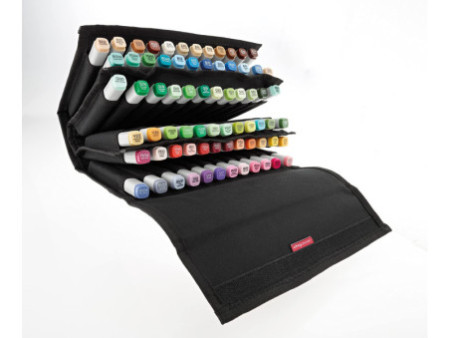transotype Portefeuille 'senseBag' pour 72 crayons, noir