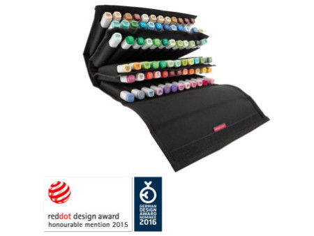 transotype Portefeuille 'senseBag' pour 72 crayons, noir